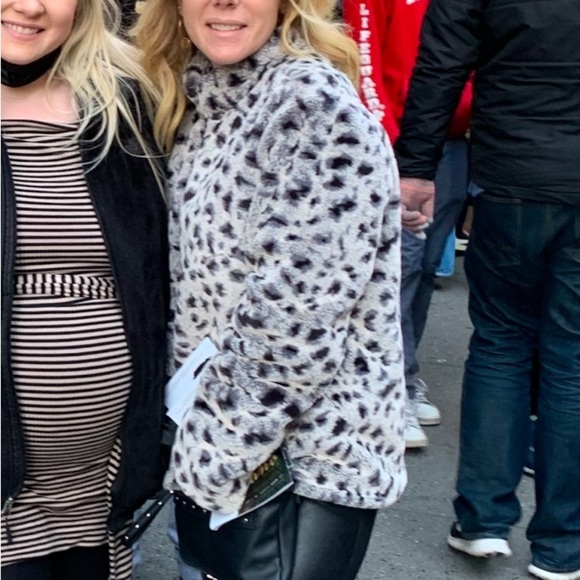 dylan Jackets & Blazers - Dylan Leopard faux fur Jacket